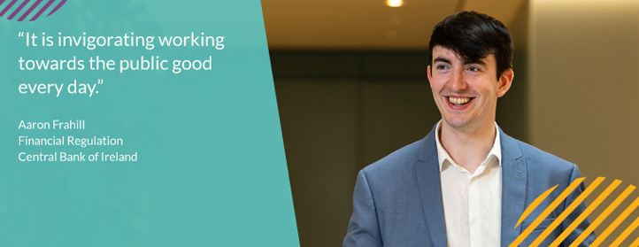"It is invigorating working towards the public good every day." - Aaron Frahill "It is invigorating working towards the public good every day." - Aaron Frahill