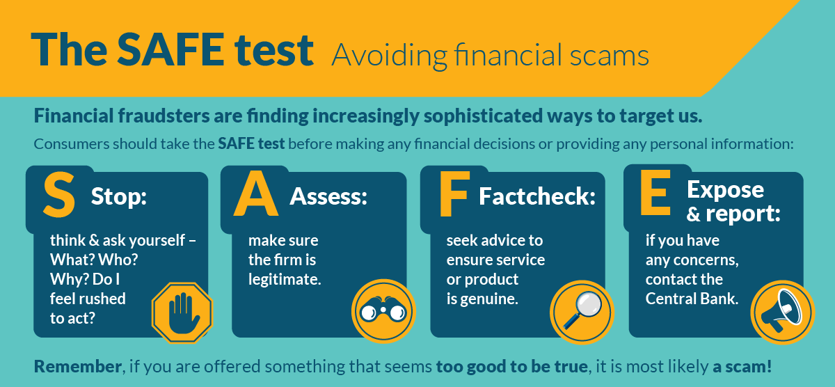 Financial Services Scam Explainer Infographic