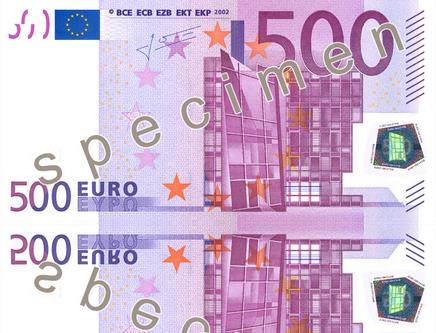 €500 banknote from Europa Series