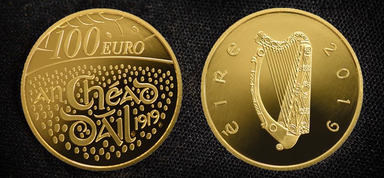 100 Years Dáil Coin - 100 Euro Coin