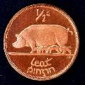 1928 Halfpenny Pig