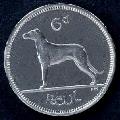 1928 Sixpence Wolfhound