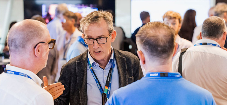 756x350-Image-6 Attendees of the Sandbox Programme Event at Central Bank of Ireland talking to each other