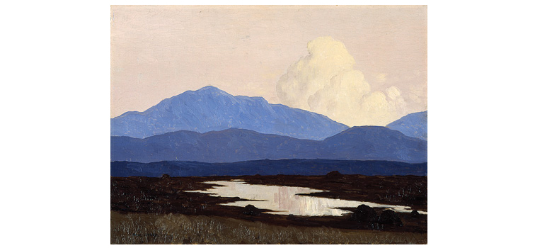 The Lake in the Bog 1935-1938 Oil on Canvas © Estate of Paul Henry, IVARO Dublin, 2026 The Lake in the Bog 1935-1938 Oil on Canvas © Estate of Paul Henry, IVARO Dublin, 2026