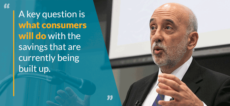 A key question is what consumers will do with savings that are currently being built up - Gabriel Makhlouf