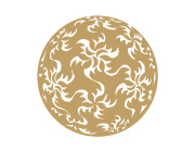 Golden Ball with white back ground