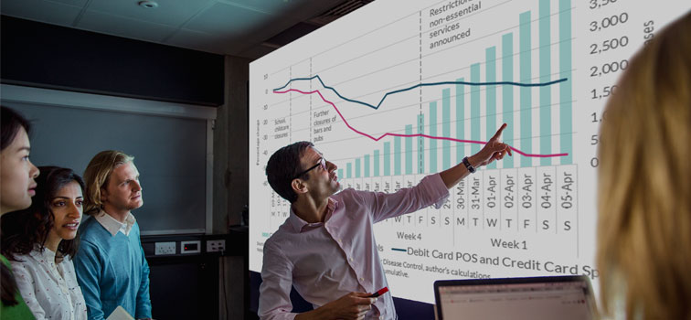 Statisticians examining data