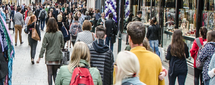 A crowded street